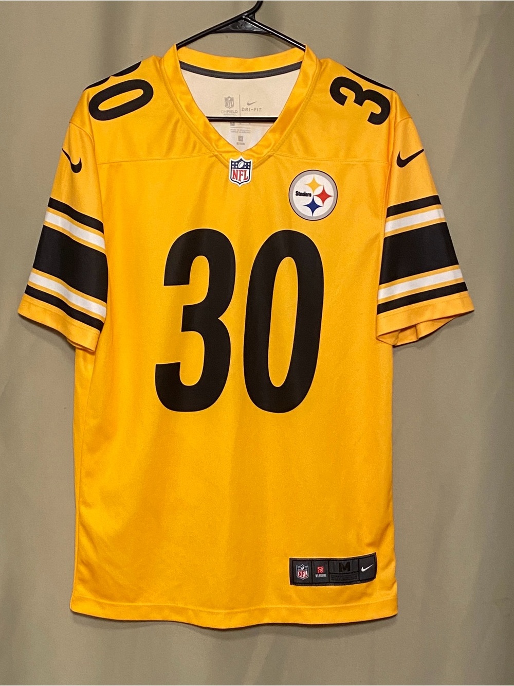 Pittsburgh Steelers James Conner # 30 NFL Dri-Fit Inverted legend Jersey Mens  S
